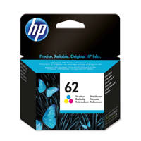 HP HP 62 INK COLOR inktcartridge kleur), Geel, Cyaan en Magenta