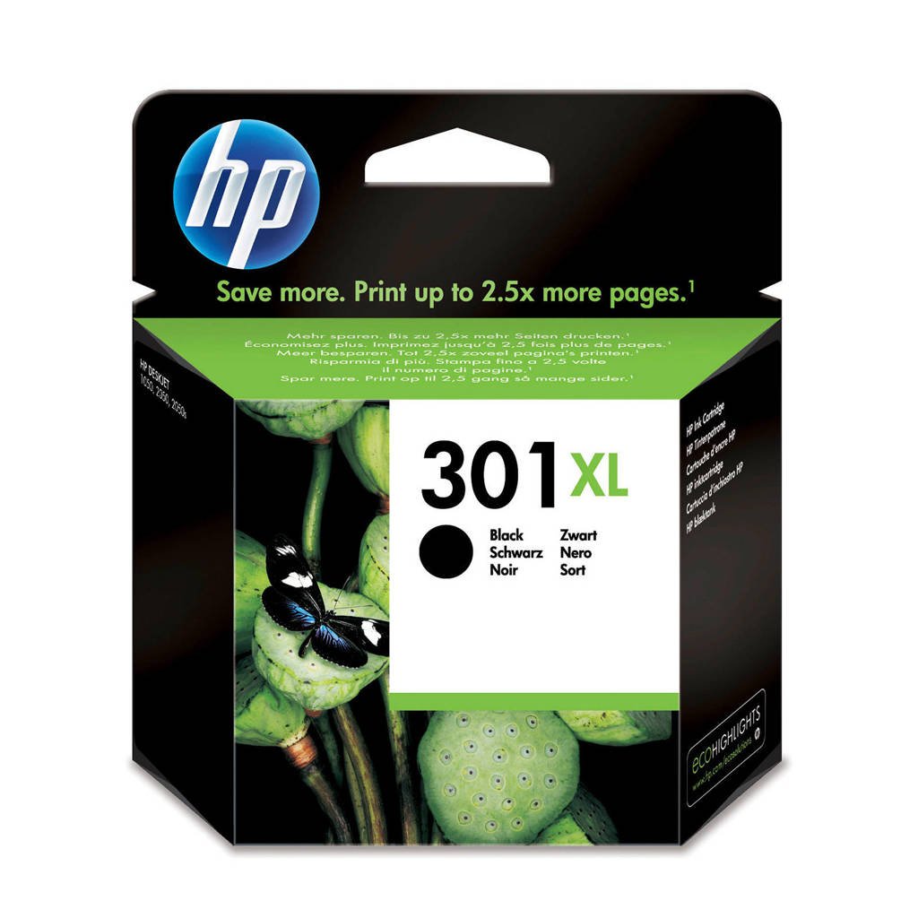 HP HP 301 XL INK BL inktcartridge zwart, Zwart