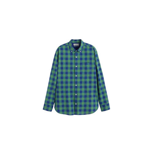 Mango Man Geruit Regular Fit Overhemd Groen mango man kopen in de aanbieding Mango Man Geruit Regular Fit Overhemd Groen mango man kopen in de aanbieding