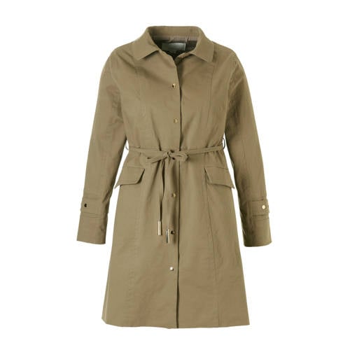 Lost Ink Plus Coat Lichtbruin lost ink kopen in de aanbieding