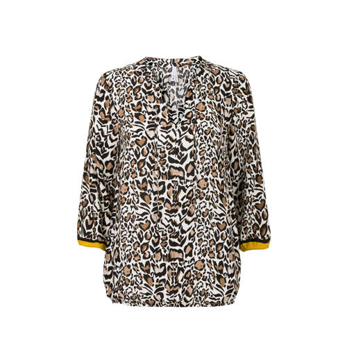 Miss Etam Regulier Top Met Tijgerprint miss etam kopen in de aanbieding