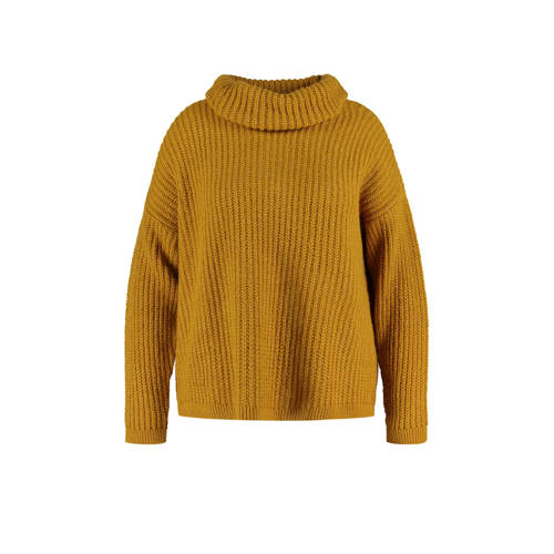 Ms Mode Trui Met Wol Oker Geel ms mode kopen in de aanbieding