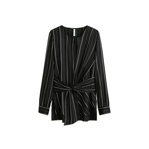 Mango Top Met Strikbandjes Zwart mango kopen in de aanbieding Mango Top Met Strikbandjes Zwart mango kopen in de aanbieding