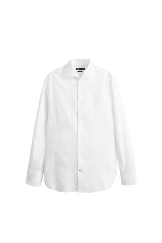 slim fit overhemd wit