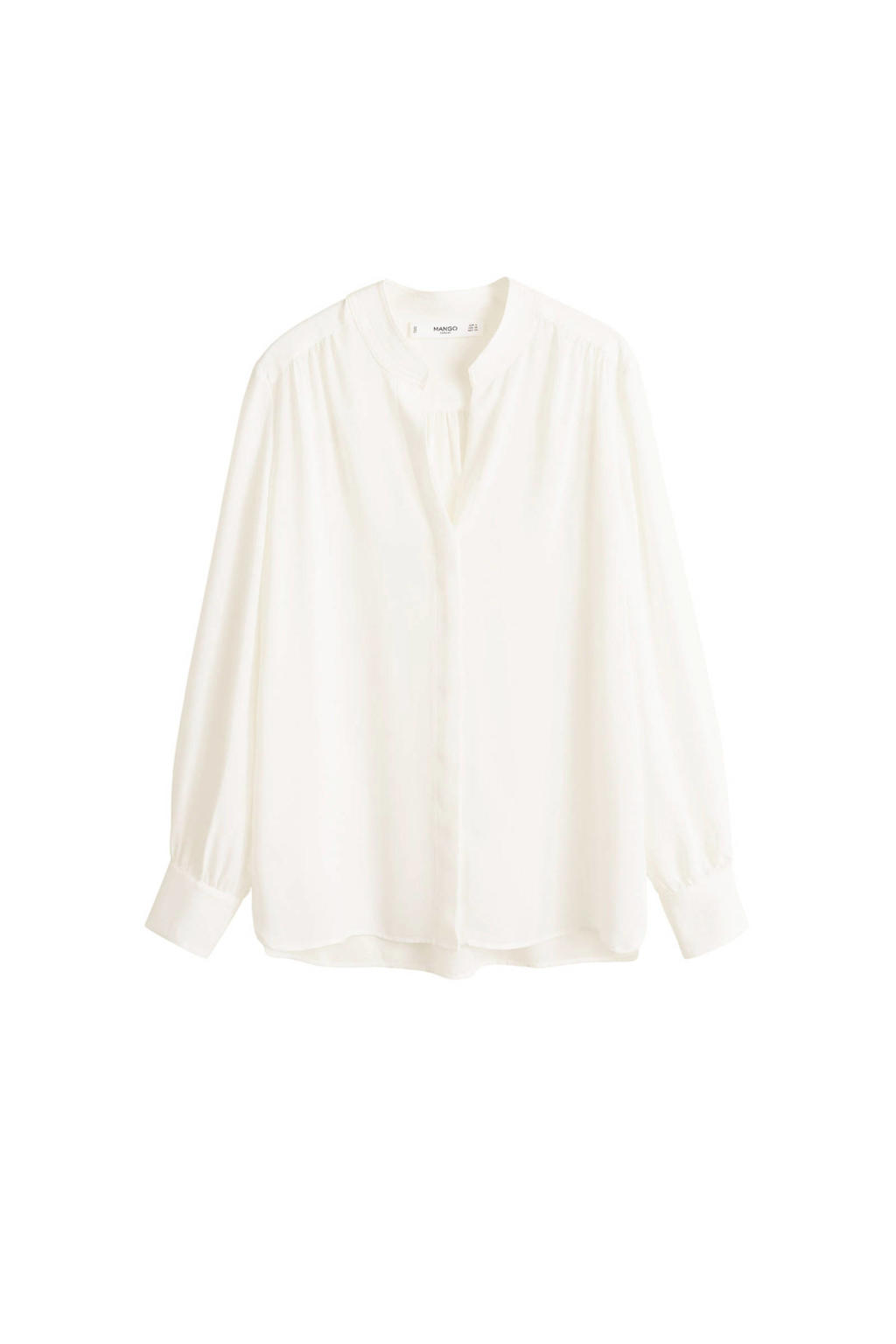 Mango semi-transparante blouse wit
