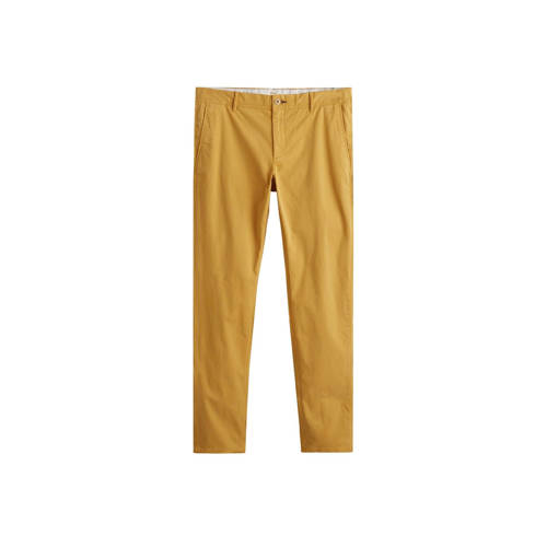 Mango Man Slim Fit Chino Oker mango man kopen in de aanbieding