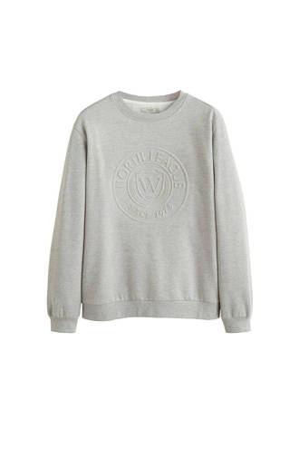 gemêleerd sweater grijs
