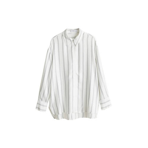 Mango Oversized Blouse Wit mango kopen in de aanbieding