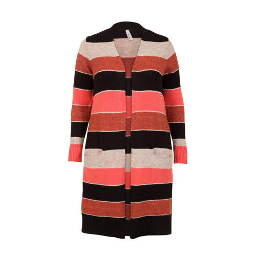 Miss Etam Plus Gestreept Vest Rozezwart miss etam kopen in de aanbieding