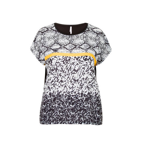 Miss Etam Plus T Shirt Met Slangenprint miss etam kopen in de aanbieding