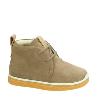 suède enkelboots kaki