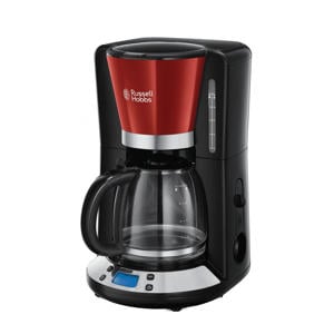 24031-56 COLOURS koffiezetapparaat (rood/zwart)