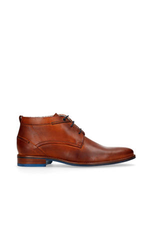leren veterschoenen cognac