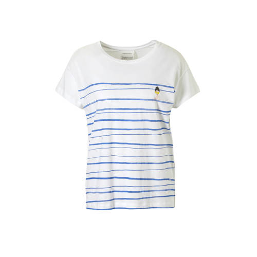 Armedangels T Shirt Met Strepen Wit armedangels kopen in de aanbieding Armedangels T Shirt Met Strepen Wit armedangels kopen in de aanbieding
