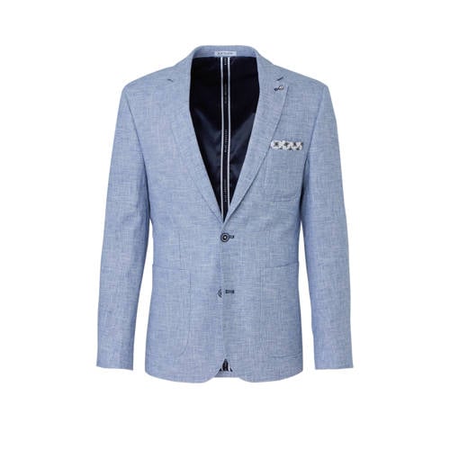 Blue Industry Colbert Met Linnen blue industry kopen in de aanbieding