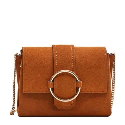 Mango Leren Handtas Cognac mango kopen in de aanbieding Mango Leren Handtas Cognac mango kopen in de aanbieding