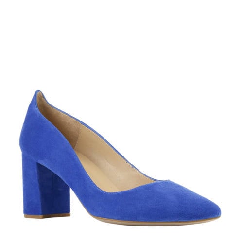 Unisa Suede Pumps Kobalt unisa kopen in de aanbieding