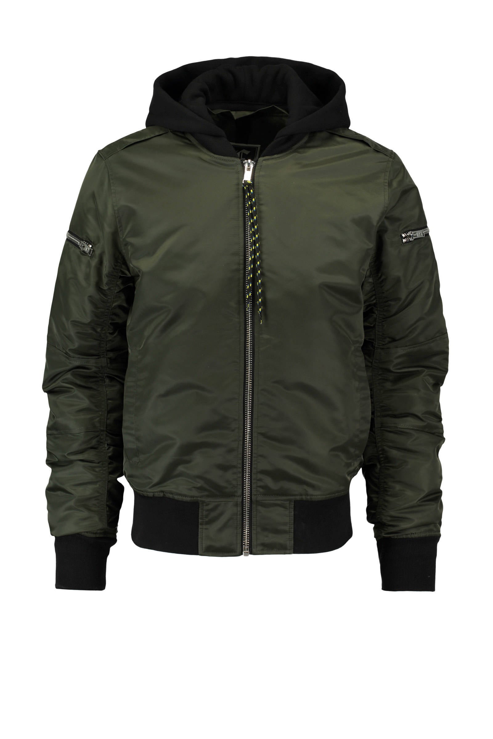 Reclaimed Vintage - Limited Edition - Echt suède pilotenjack met bontrandje in roze