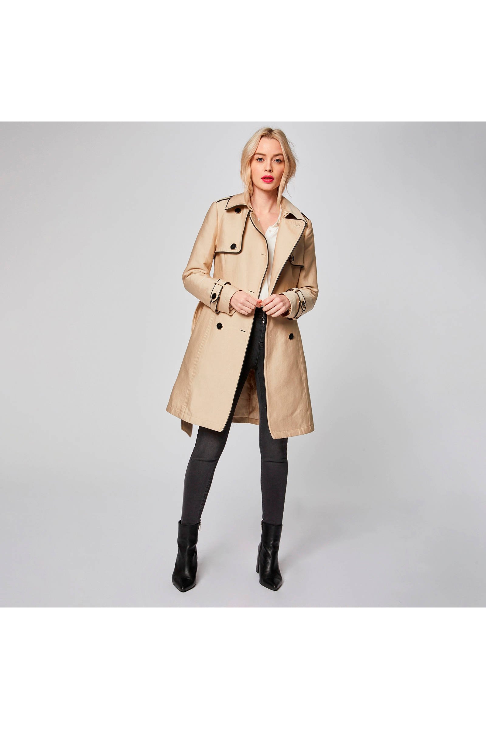 morgan trenchcoat beige