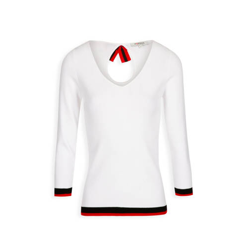 Morgan Trui Wit morgan kopen in de aanbieding Morgan Trui Wit morgan kopen in de aanbieding