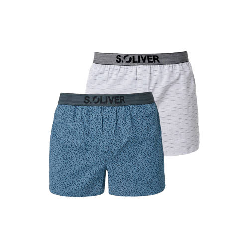 Soliver Boxershort Set Grijsblauw soliver kopen in de aanbieding Soliver Boxershort Set Grijsblauw soliver kopen in de aanbieding