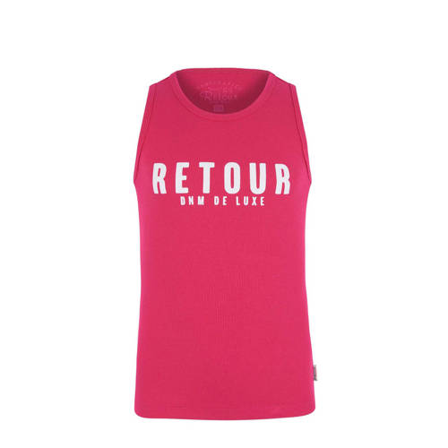 Retour Denim Singlet Sheila Met Tekst Roze retour denim kopen in de aanbieding