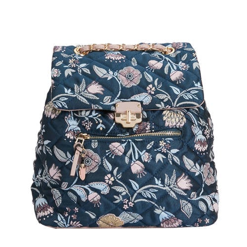 Parfois Gebloemde Rugzak Blauw parfois kopen in de aanbieding Parfois Gebloemde Rugzak Blauw parfois kopen in de aanbieding