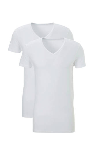 T-shirt (set van 2) wit