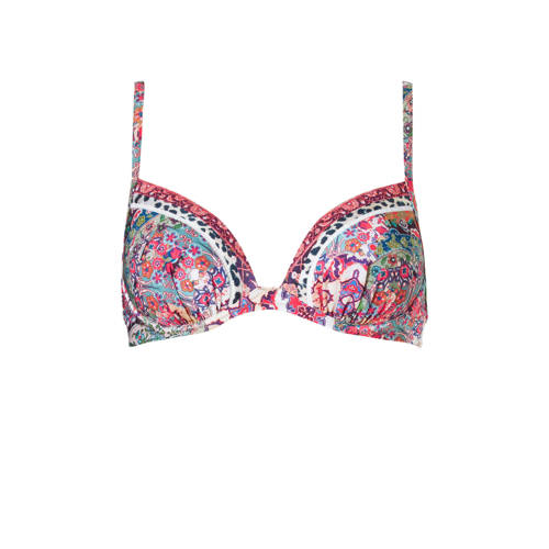 Watercult Mix Match Beugel Bikinitop In All Over Print Roze watercult kopen in de aanbieding