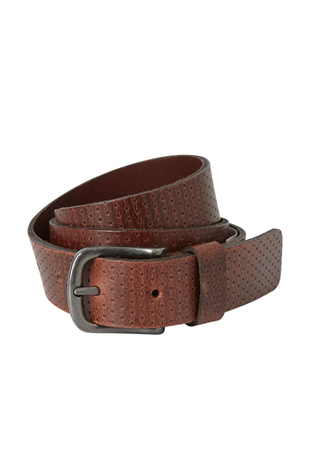 ESPRIT leren riem Perforated bruin, Bruin