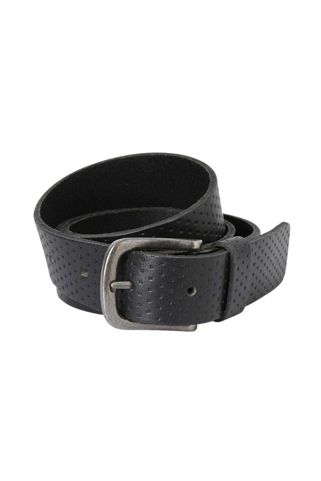 ESPRIT leren riem Perforated zwart, Zwart