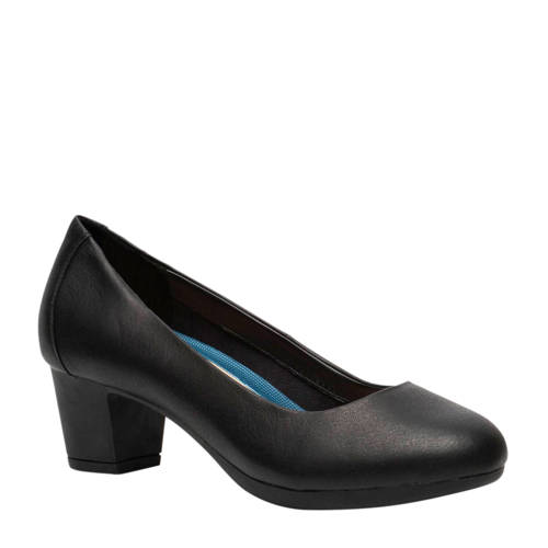 Hush Puppies Leren Pumps Zwart hush puppies kopen in de aanbieding