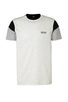 gemêleerd T-shirt grijs