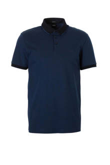 regular fit polo donkerblauw