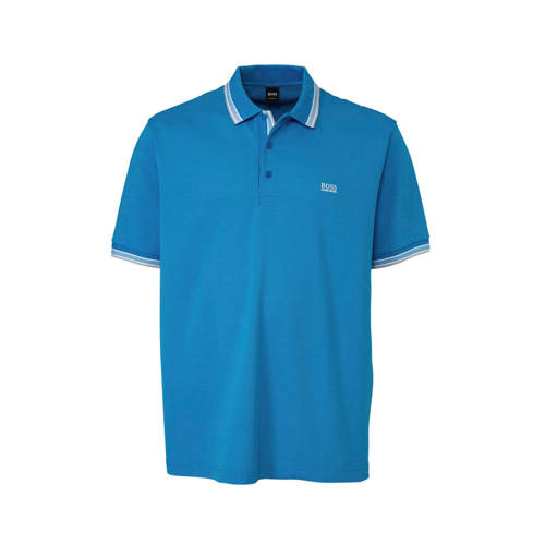 Boss Athleisure Regular Fit Polo Blauw boss athleisure kopen in de aanbieding