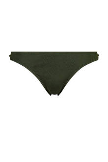 Mix & Match bikinibroekje Amazonia met jacquard patroon kaki