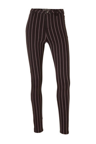 Clockhouse jegging met streep dessin zwart