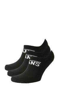 VANS Kick sneakersokken - set van 3 zwart, Zwart/wit