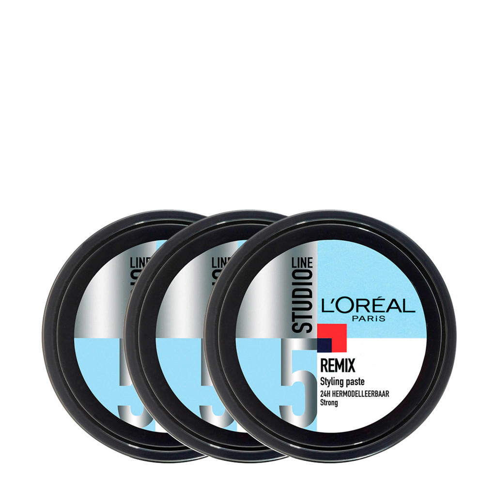 L'Oréal Paris Studio Line Special FX Remix Styling Paste - 3 x 150 ml