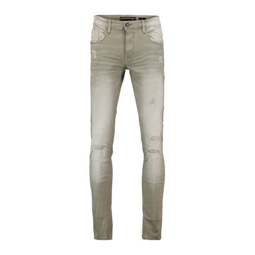 Coolcat Slim Fit Jeans Kaki coolcat kopen in de aanbieding