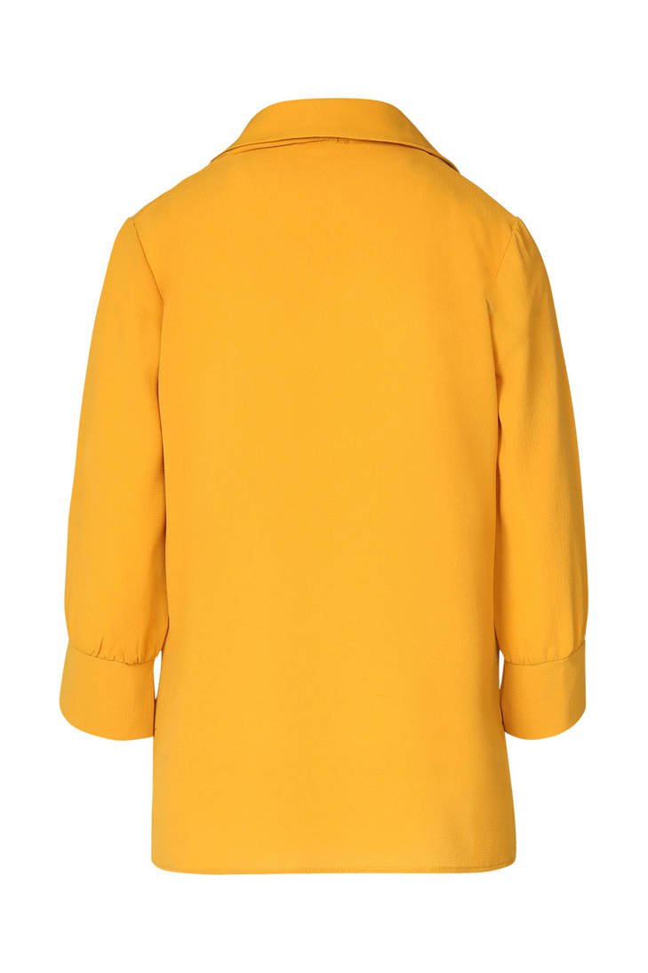 Cassis blouse blouse Cassis fijn geweven geel fijn geweven YYrU6qw