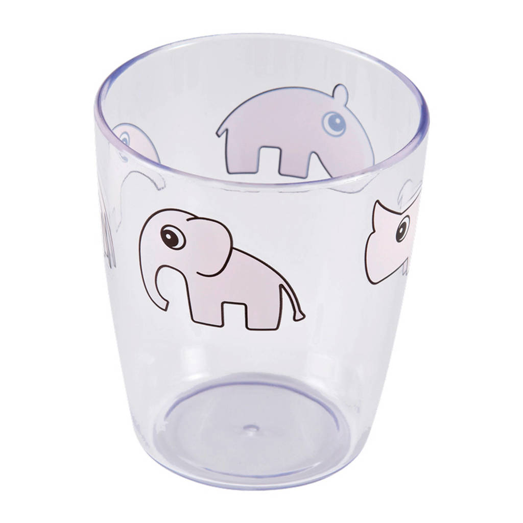 Done by Deer mini-glas Deer friends, Roze