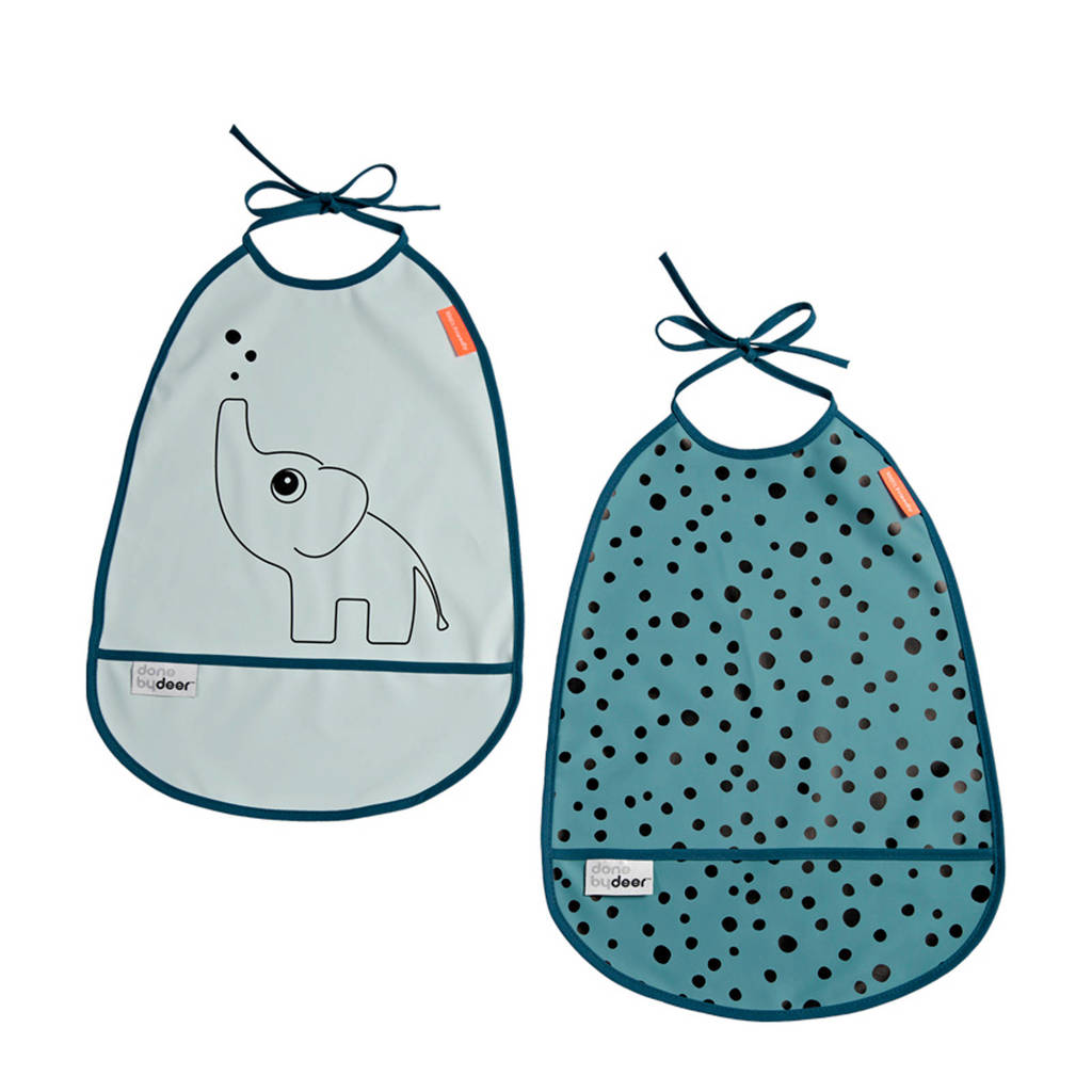 Done by Deer slab - set van 2 blauw, Blauw