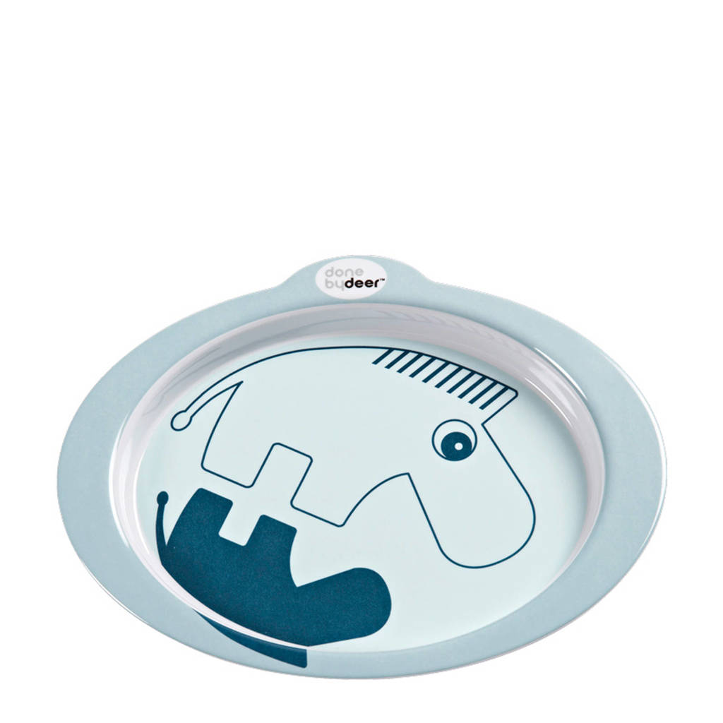Done by Deer anti-slip bord blauw, Blauw