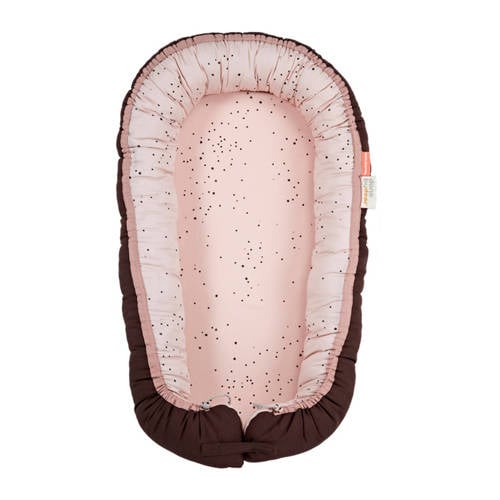 Done By Deer Babynest Dreamy Dots Roze done by deer kopen in de aanbieding