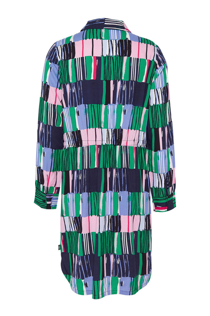 met print over groen blouse tuniek Didi all fqE0pnU