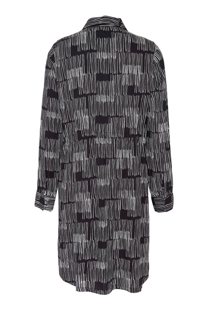 tuniek Didi blouse all zwart print over met FSS54OB