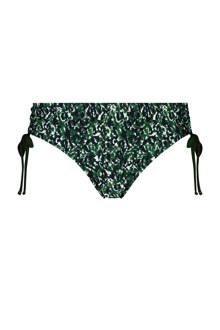 Mix & Match bikinibroekje Leo met all over print groen