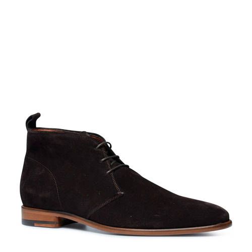 Manfield Suede Veterschoenen Donkerbruin manfield kopen in de aanbieding Manfield Suede Veterschoenen Donkerbruin manfield kopen in de aanbieding