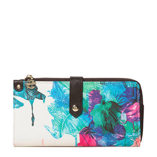 Desigual Gebloemde Portemonnee desigual kopen in de aanbieding